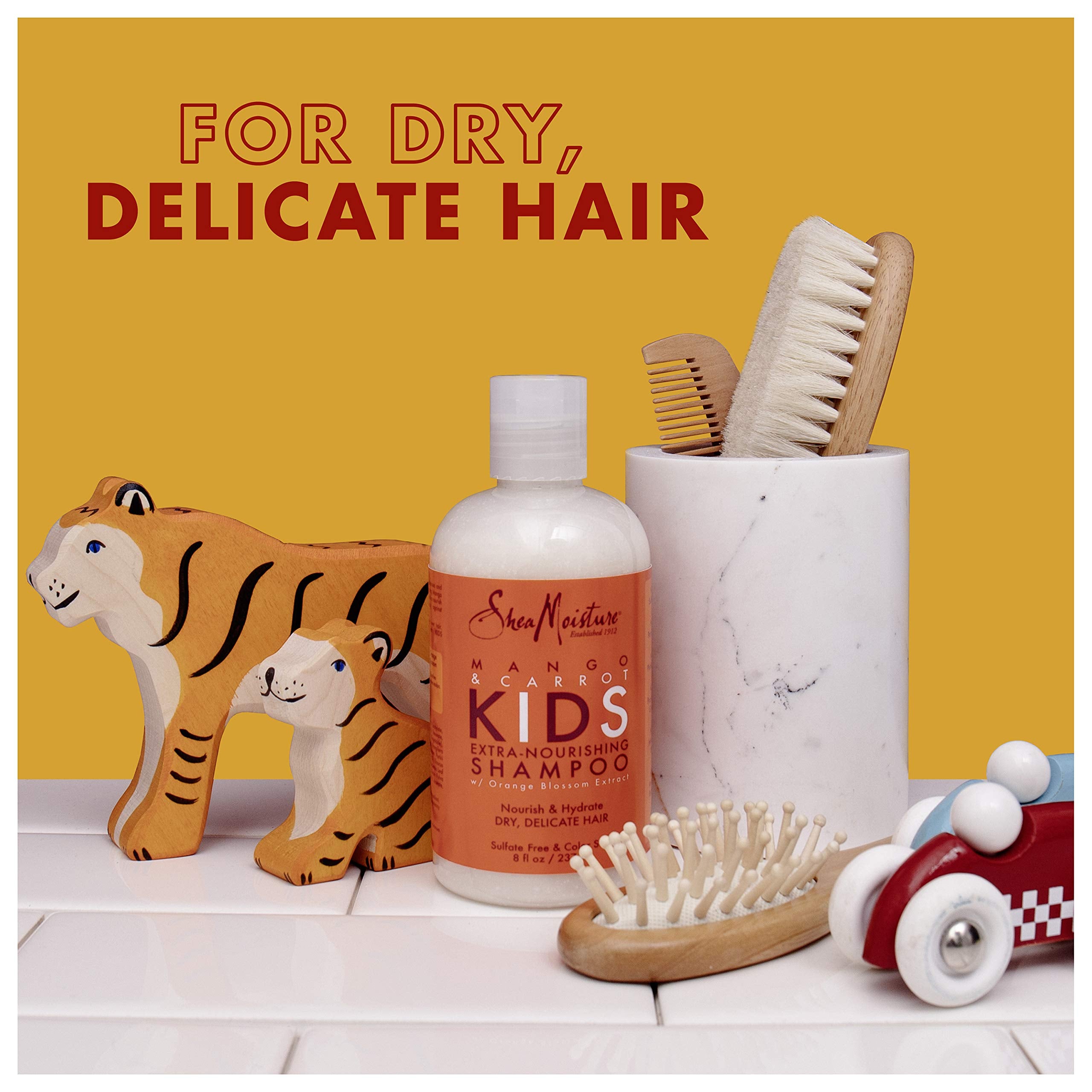 Sheamoisture Extra-Nourishing Shampoo for Kids Mango Carrot with Shea Butter 8 oz